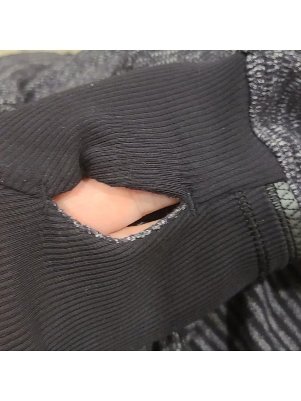 Lululemon Runderful 1/2 Zip Mini Check Pique Black Heathered Black / Black